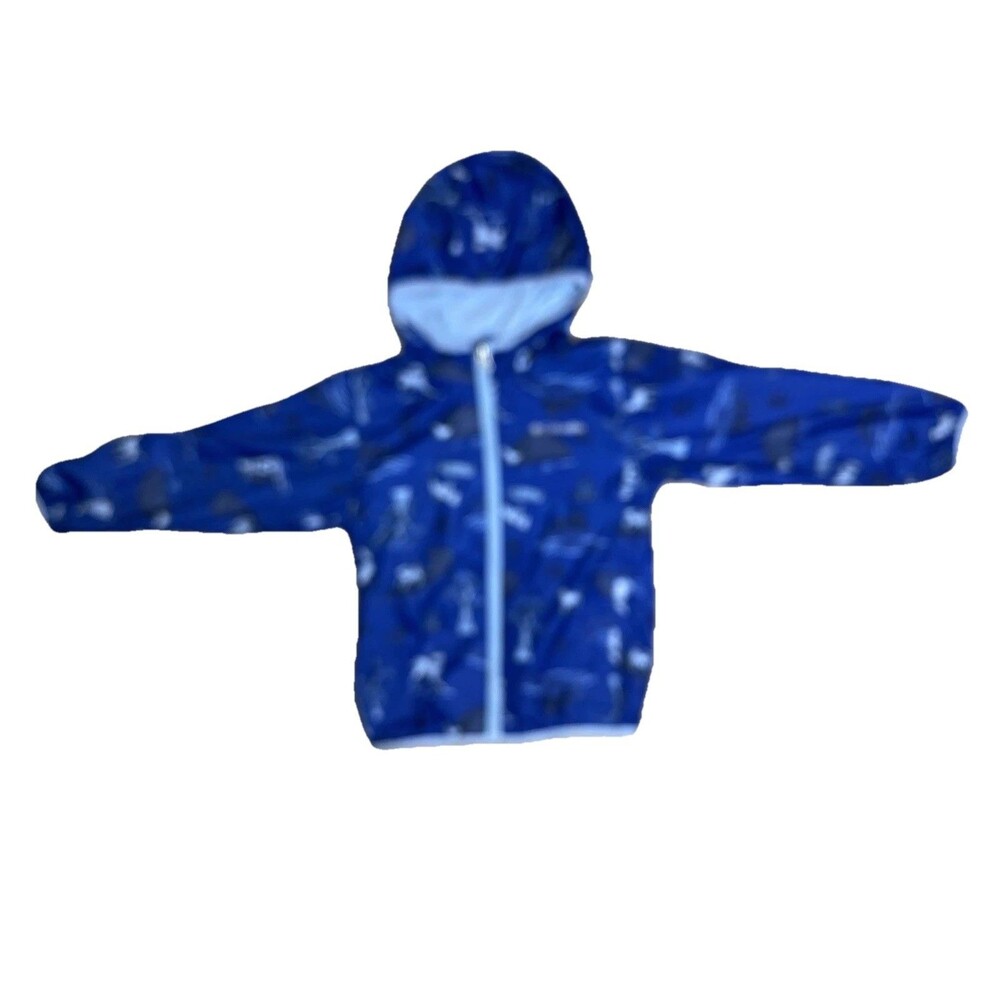 Columbia Toddler Mini Pixel Grabber III Wind Jacket 4T Mountain Blue Trail Tails